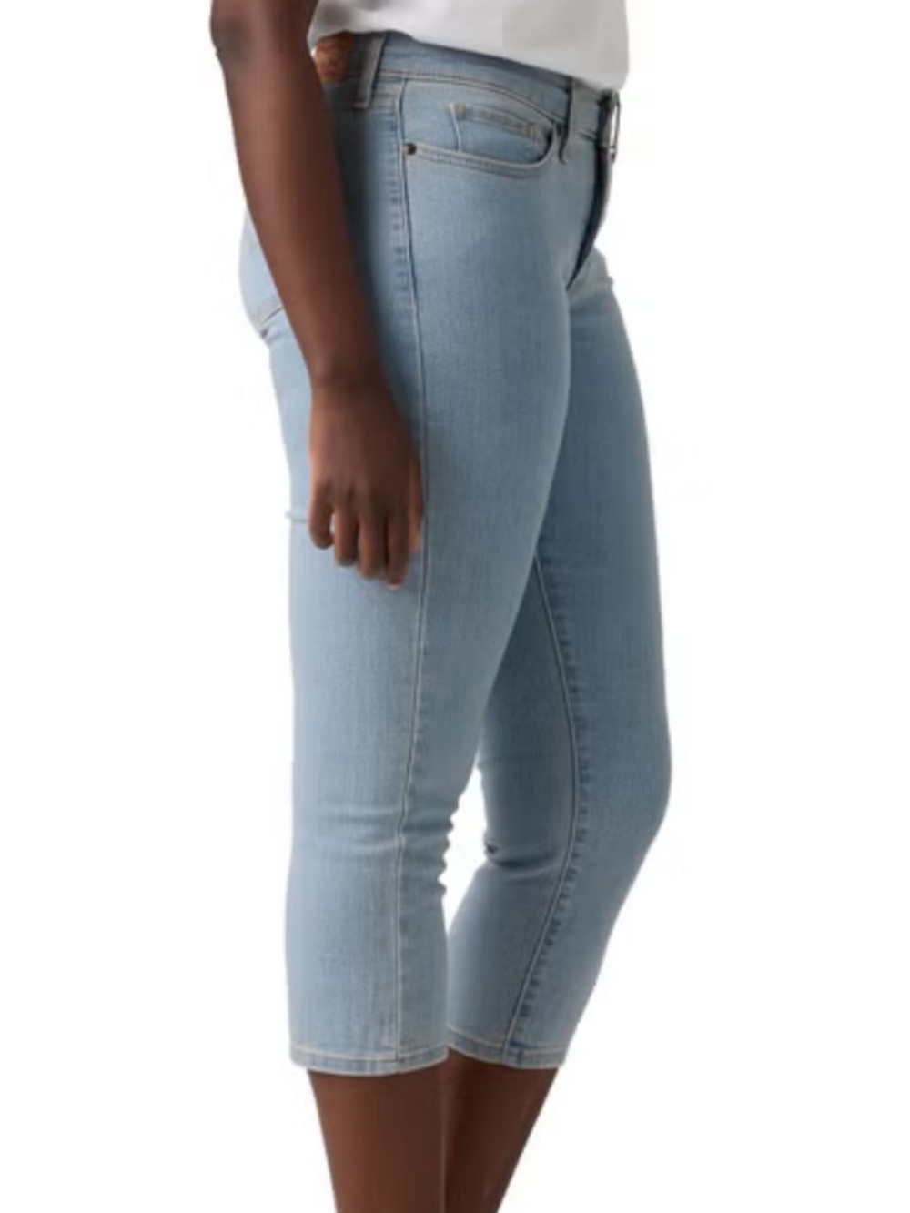 Levi's Light Blue 311 Shaping Skinny Capri Jeans